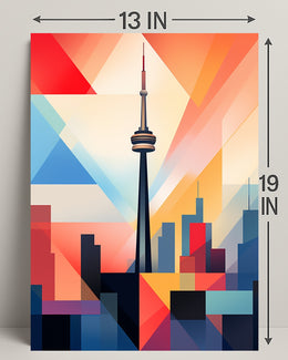 Geometric Skyline Poster