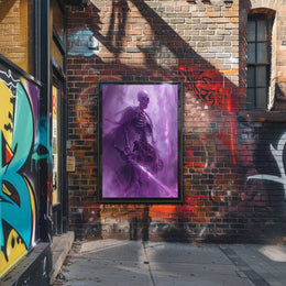 Spectral Warrior Art: Dark Fantasy or Mythology Poster PosterGoat