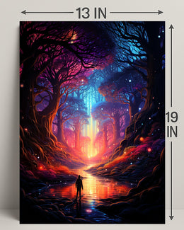 Enchanted Forest Journey Poster