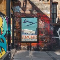 St. Moritz Engadine Poster