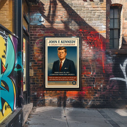 JFK Legacy Vintage Patriotic Poster for Inspiration