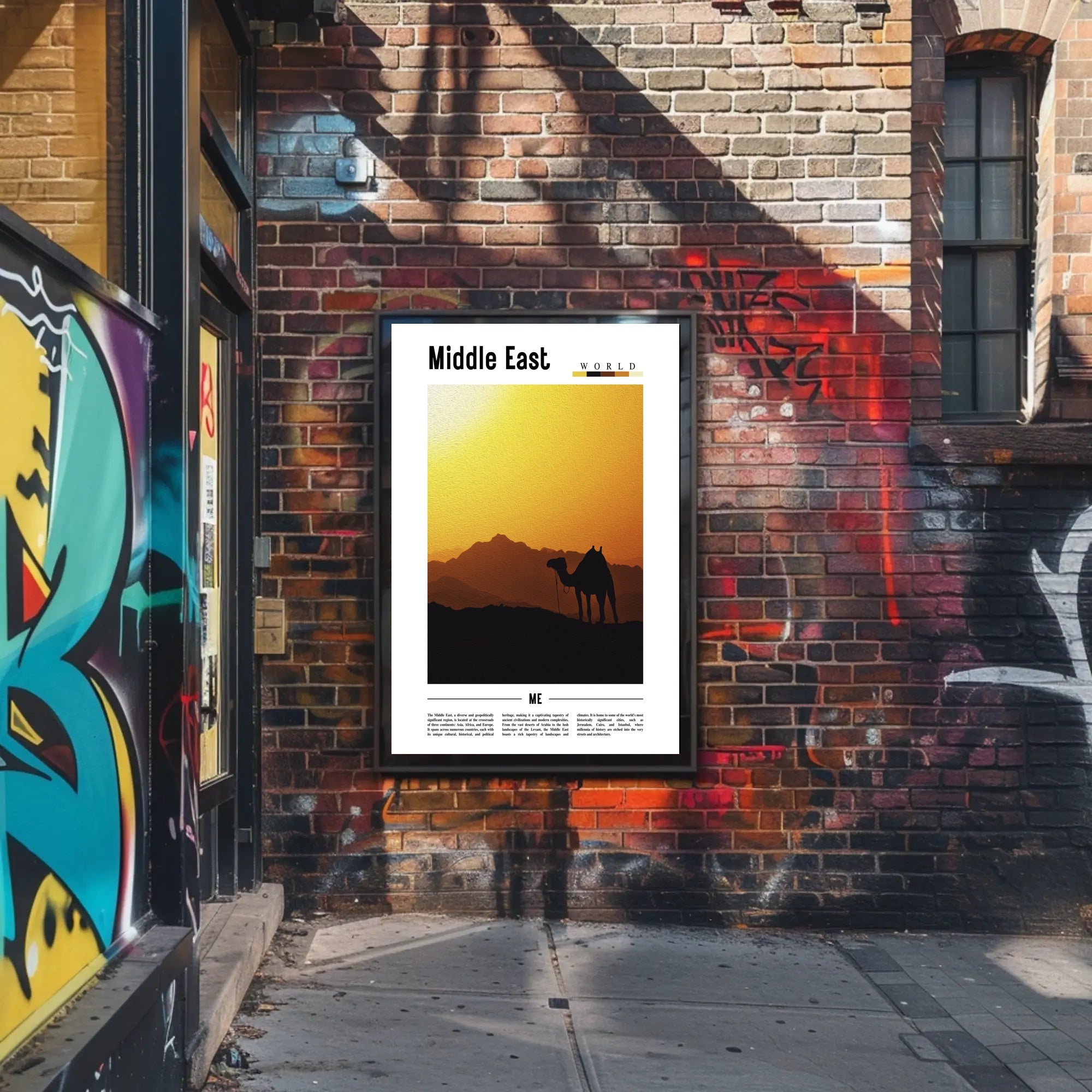 Middle Eastern Heritage Celebration Cultural or Heritage Poster PosterGoat