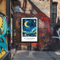 William Morris Cotton Prints Exhibition Poster