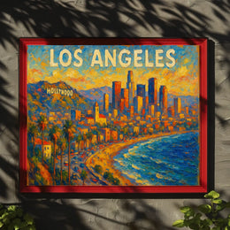 Los Angeles Skyline Poster