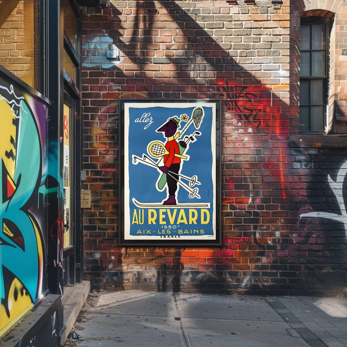 Allez Au Revard Aix-Les-Bains, France Poster