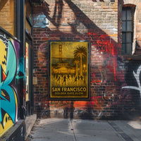 San Francisco Golden Gate Glow Poster