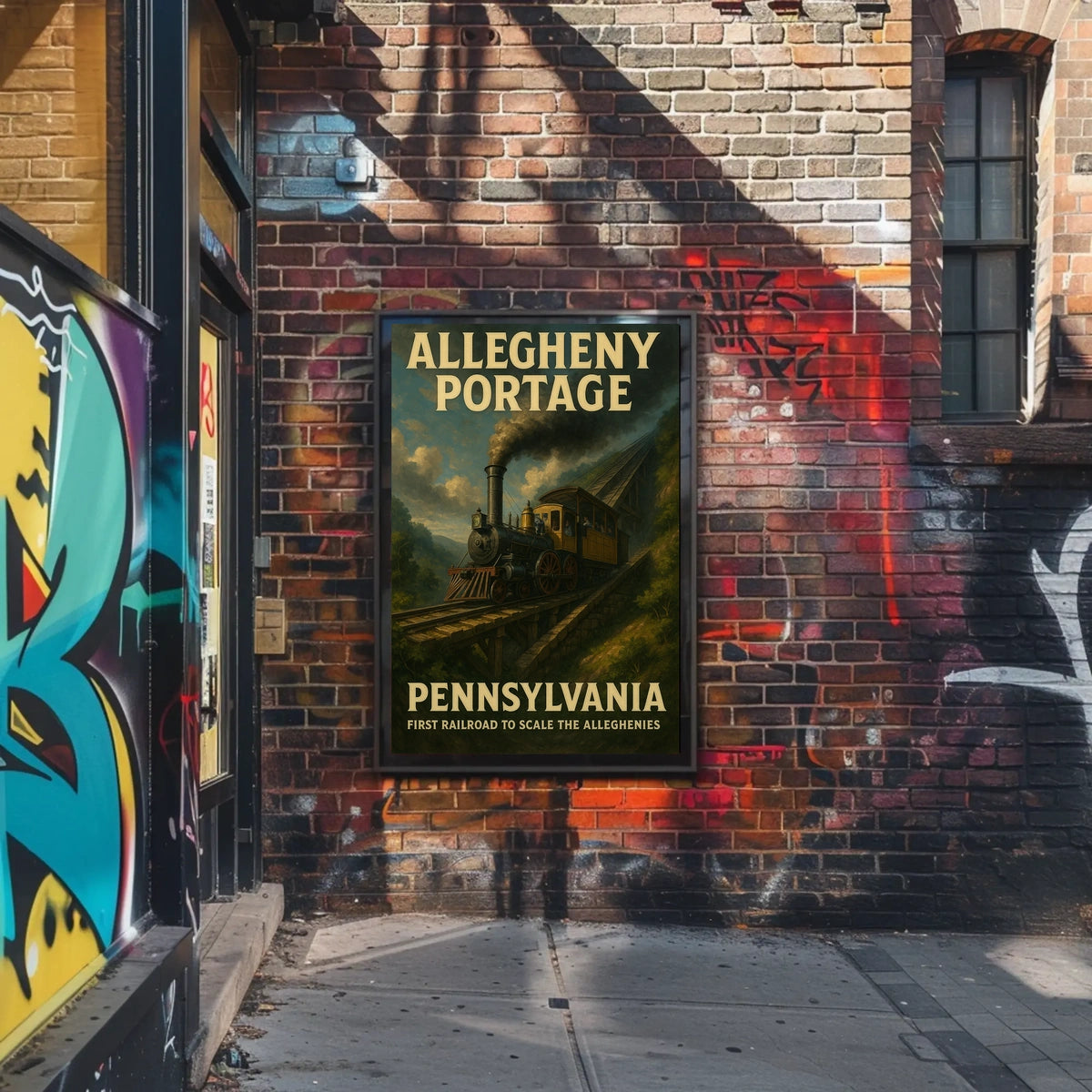 Allegheny Portage Railroad Poster
