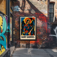 Saint Gabriel Religious Iconography Art Poster