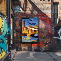 Fly Twa To Italy Poster