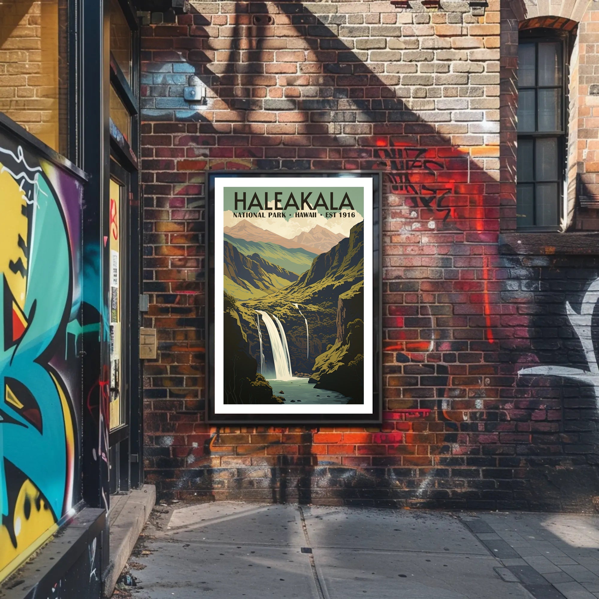 Haleakala National Park Scenic Poster Hawaii Wall Art