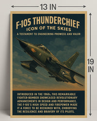 F-105 Thunderchief Icon of the Skies Poster PosterGoat