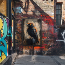 The Enigmatic Raven Poster