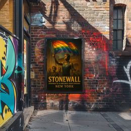 Stonewall Monument To The 1969 Lgbtq Poster