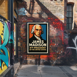 James Madison 4th President Poster