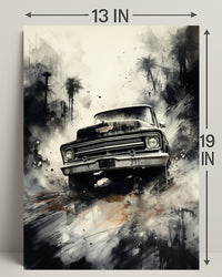 Vintage Power On The Move Vintage Poster