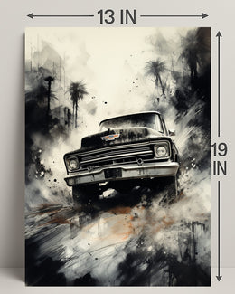 Vintage Power On The Move Vintage Poster