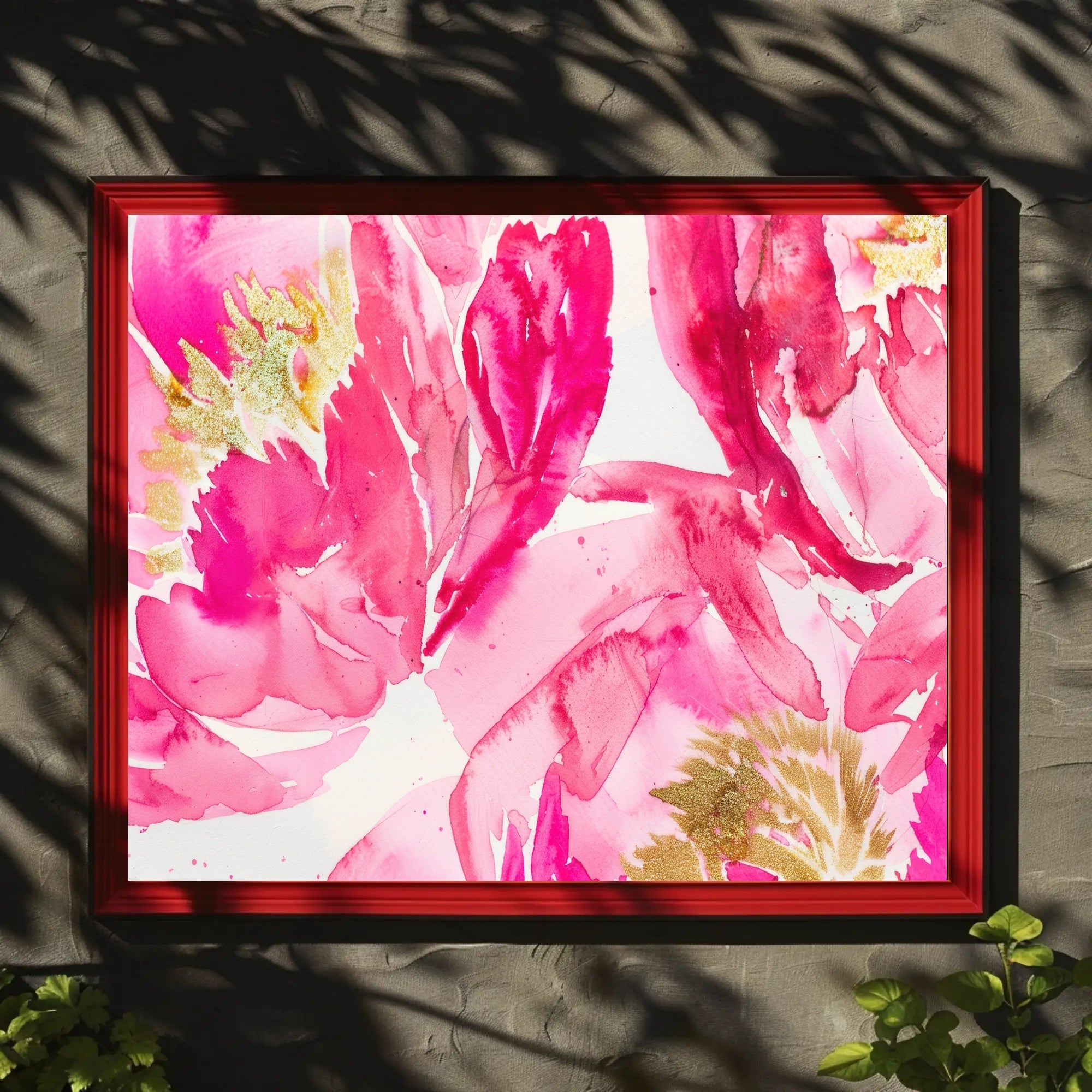 Vibrant Floral Abstraction Poster