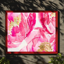 Vibrant Floral Abstraction Poster