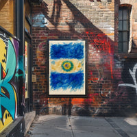 Abstract Watercolor Flag Abstract Poster