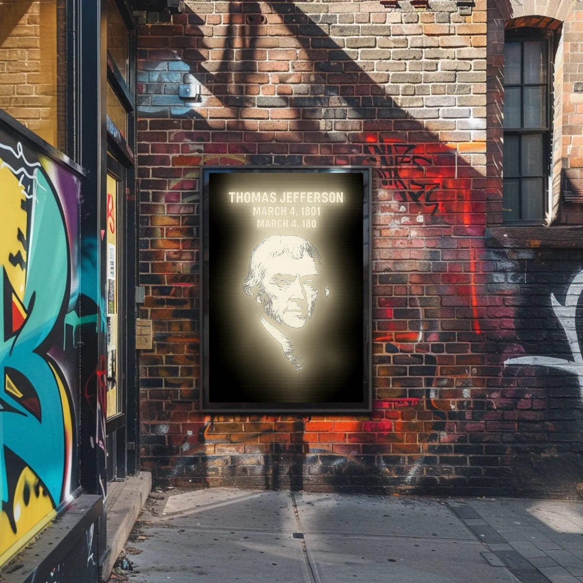 Thomas Jefferson Inauguration Dates Poster