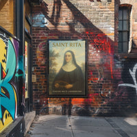 Saint Rita Feast Day Poster