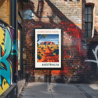 Uluru Outback Adventure Artwork National Park Poster