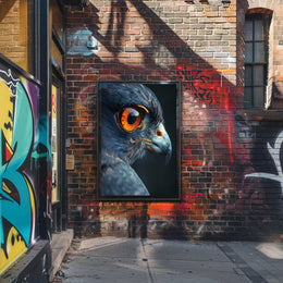 Majestic Eagle Eye Close-Up Animal Poster PosterGoat