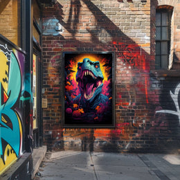 Roaring Jurassic Poster PosterGoat