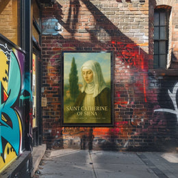 Saint Catherine Of Siena Poster