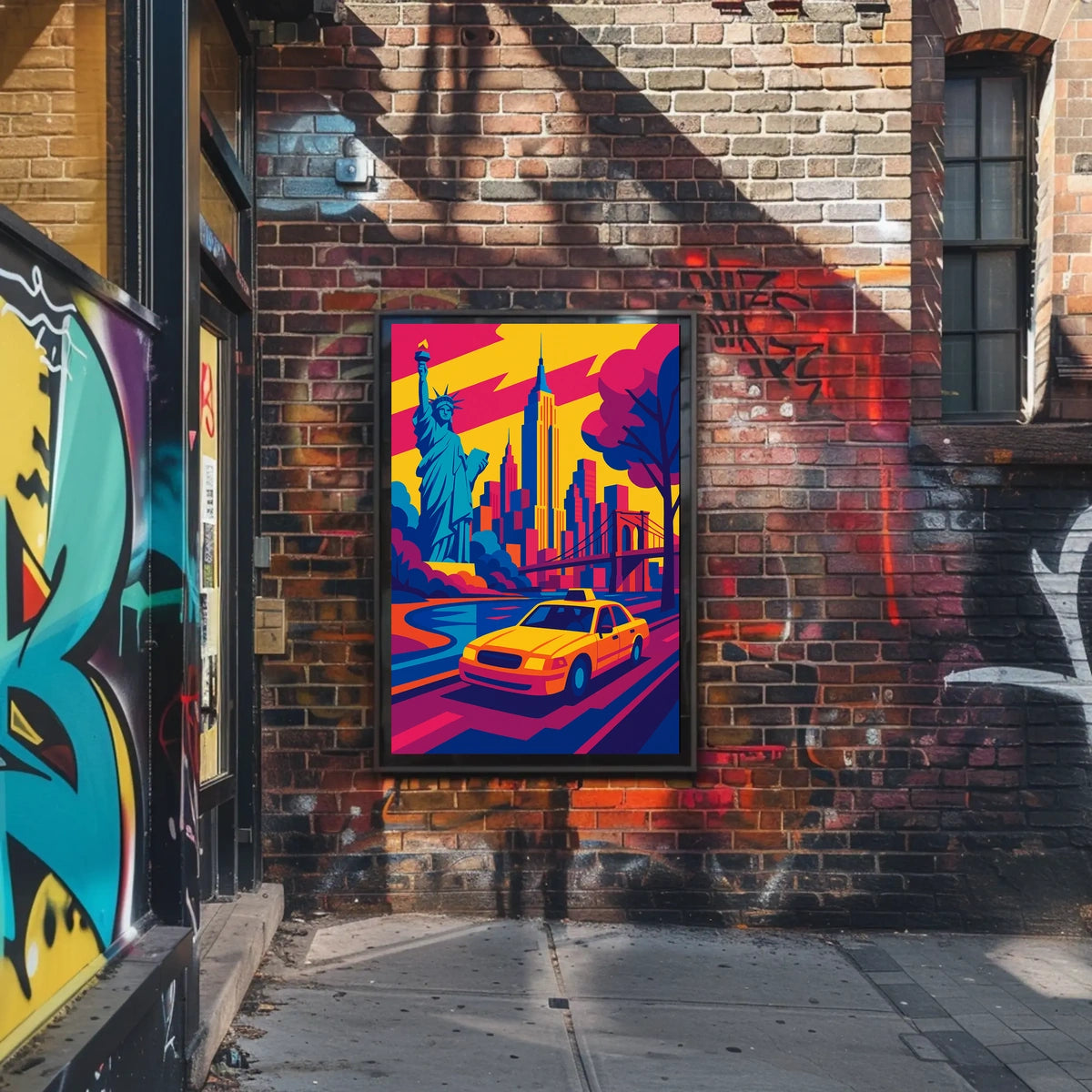 Vibrant New York Cityscape Poster
