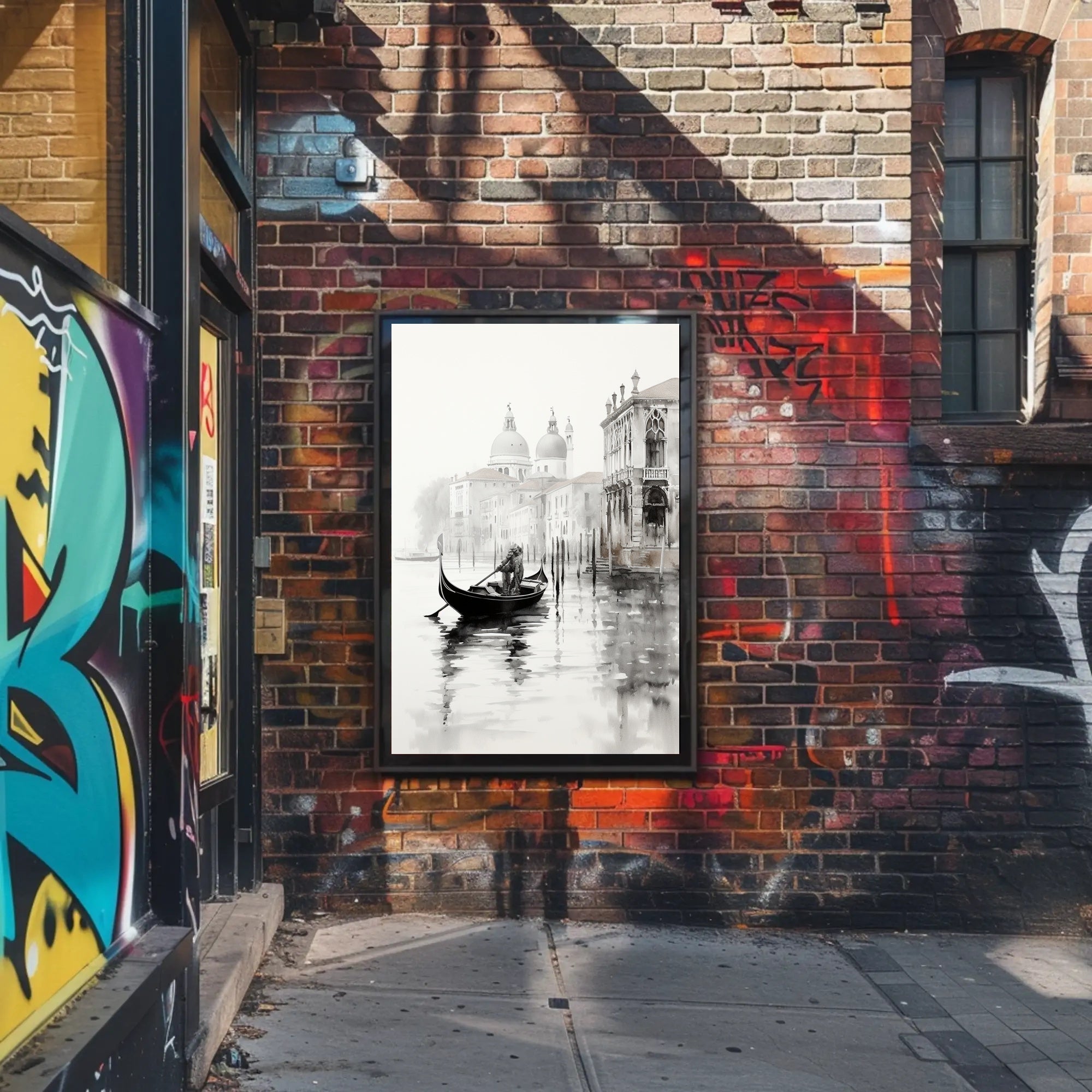 Gondola In Venice A Serene Journey Poster
