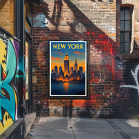New York City Skyline Poster PosterGoat