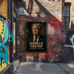 Donald Trump 47th President Poster Wall Art Decor Accent