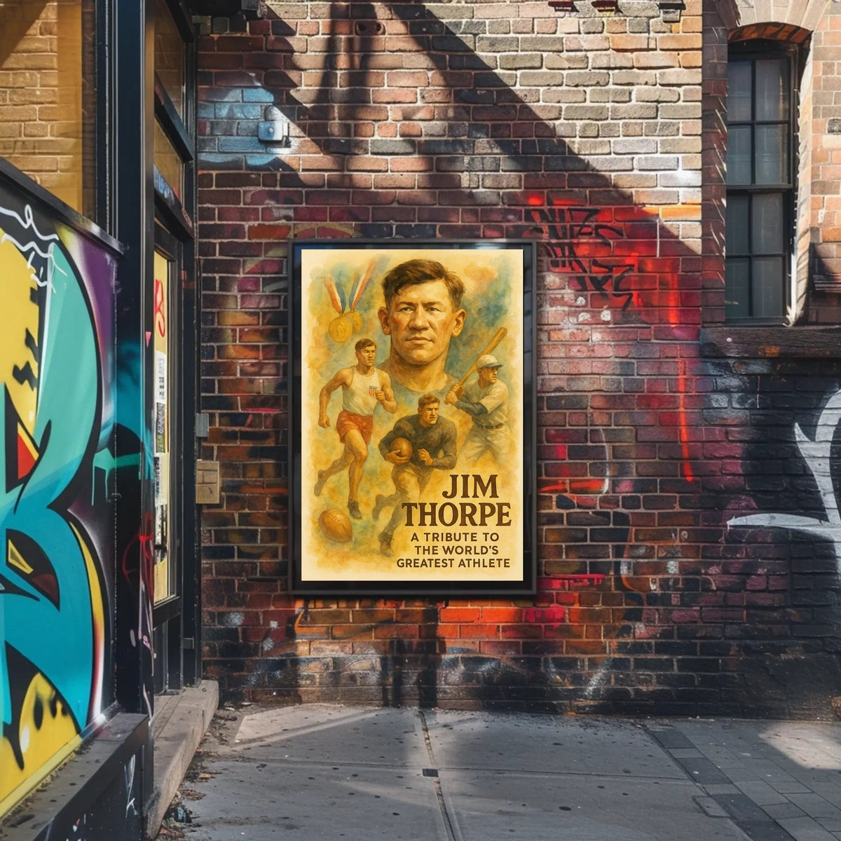 Celebrate the Legendary Jim Thorpe Poster