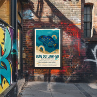Blue Dot Jawfish Poster