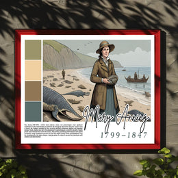Mary Anning: Pioneer of Paleontology Poster