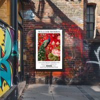 The Artistry of William Morris Cotton Prints Exhibition Poster