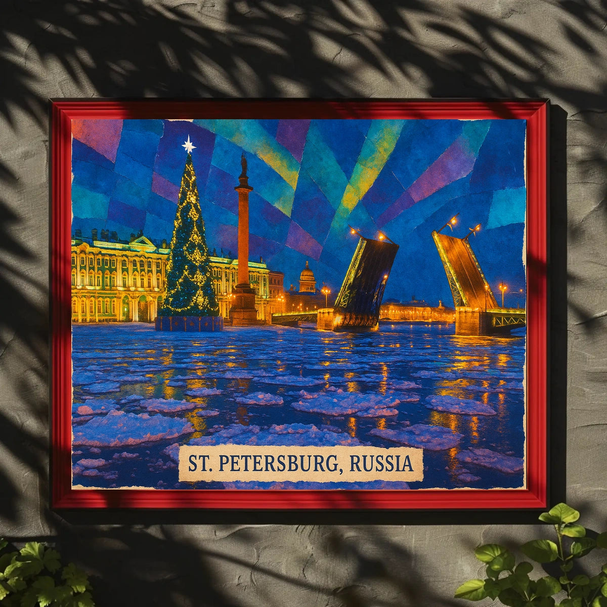 St. Petersburg, Russia Winter Splendor Poster