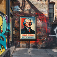 Thomas Jefferson Vintage Realism Collector Poster