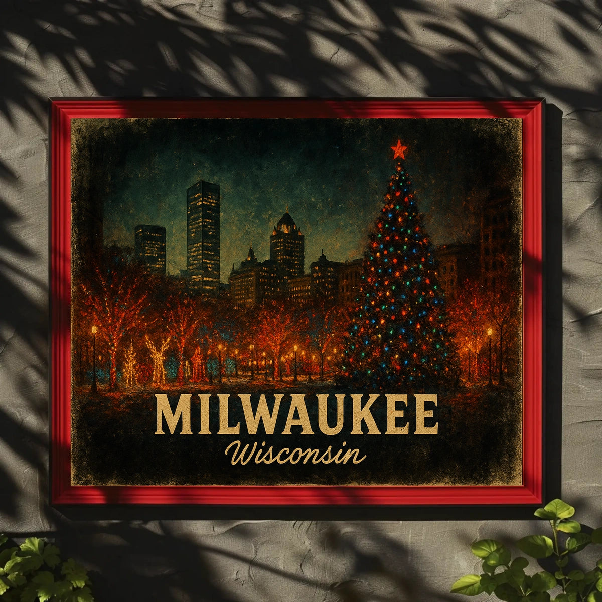 Milwaukee Winter Wonderland Poster