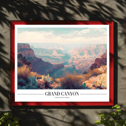 Grand Canyon Sunrise Landscape National Park Poster