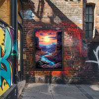 Desert Sunset Serenity Poster PosterGoat