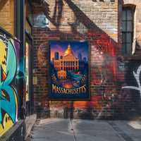 Massachusetts State Capitol Poster