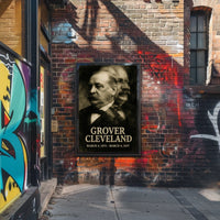 Grover Cleveland 24th President of the United States Double Exposure Poster