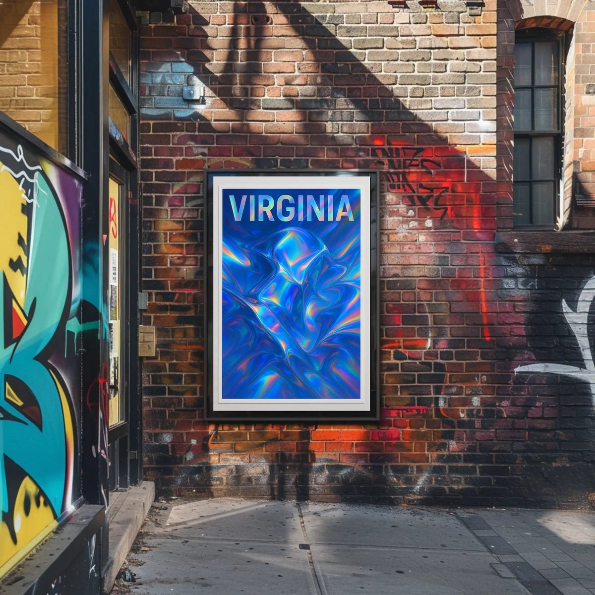 Virginia Abstract Expression Abstract Poster