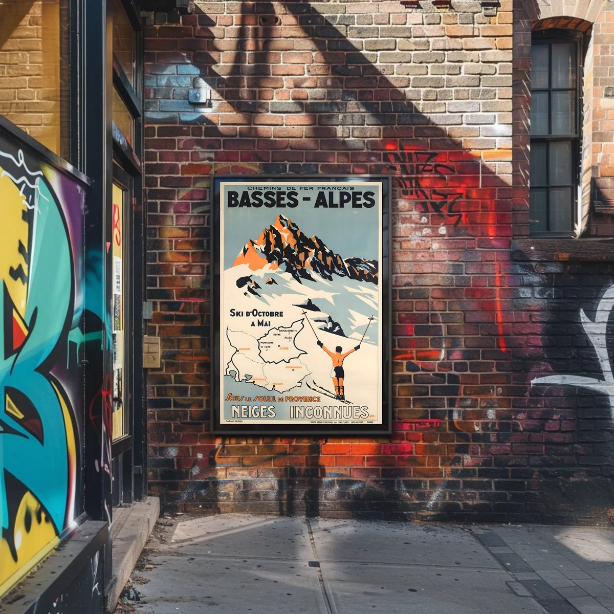 Discover The Basses-Alpes Poster