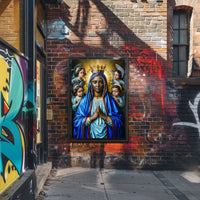 Madonna and Angels Poster