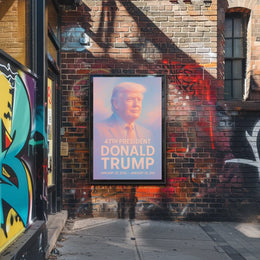 American Spirit Visionary Trump Surrealism Poster