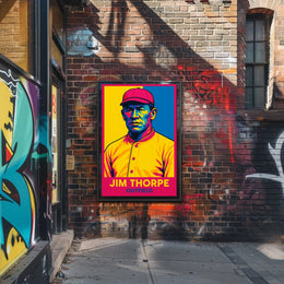 Jim Thorpe Outfield Poster