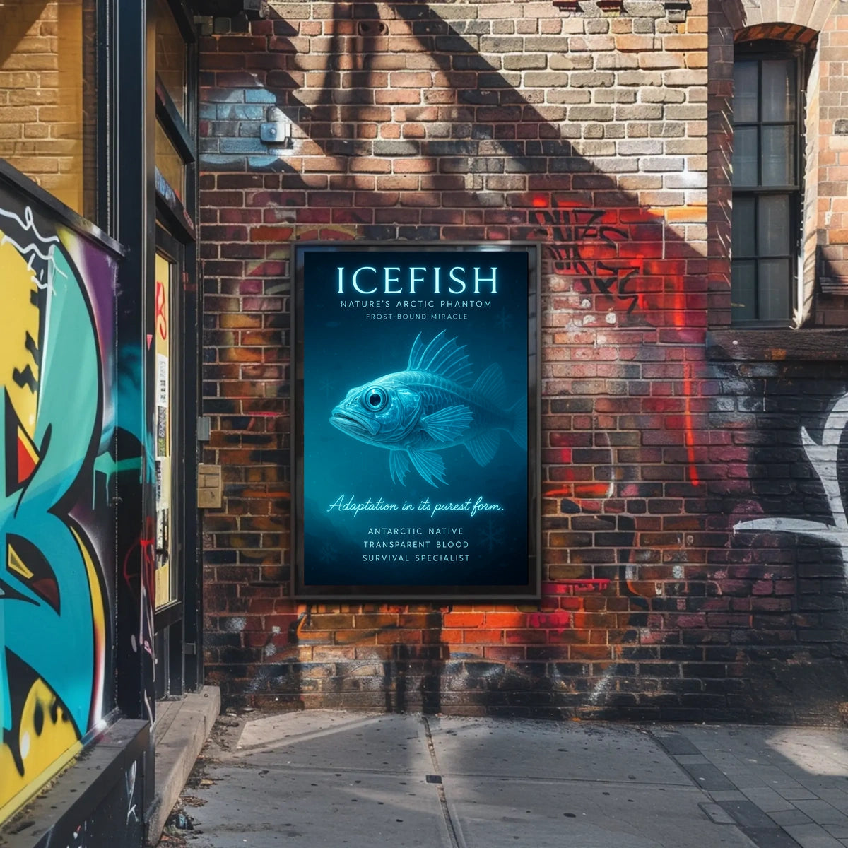 Icefish Natures Arctic Phantom Poster